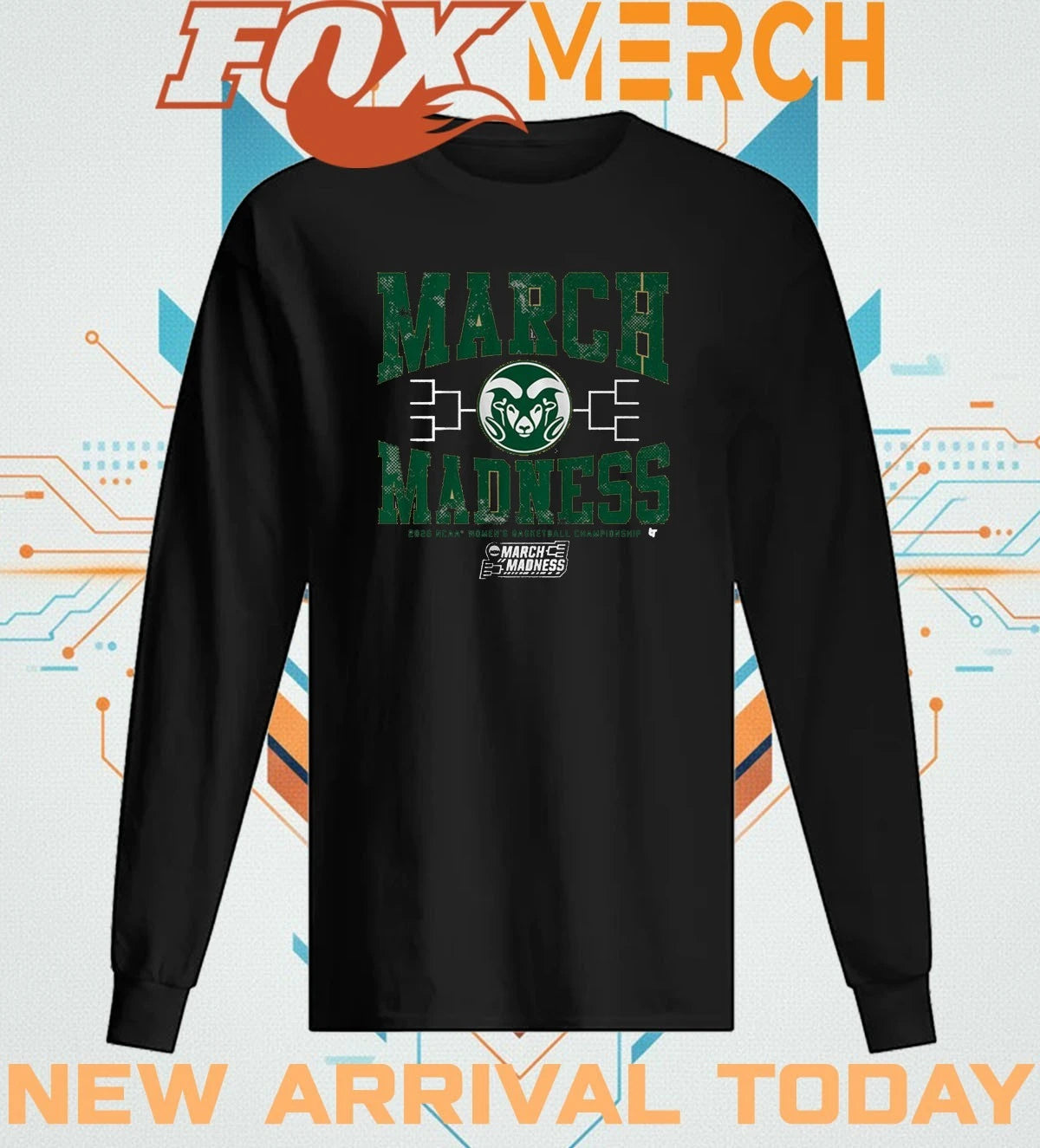 Colorado State Rams Women’s Basketball 2026 March Madness t-shirt