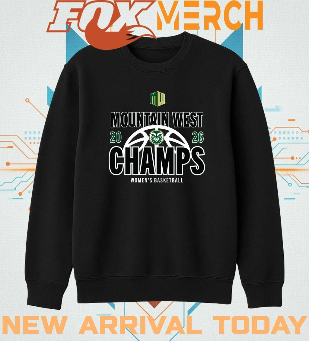 Colorado State Rams Women’s Basketball 2026 Mountain West Champs t-shirt