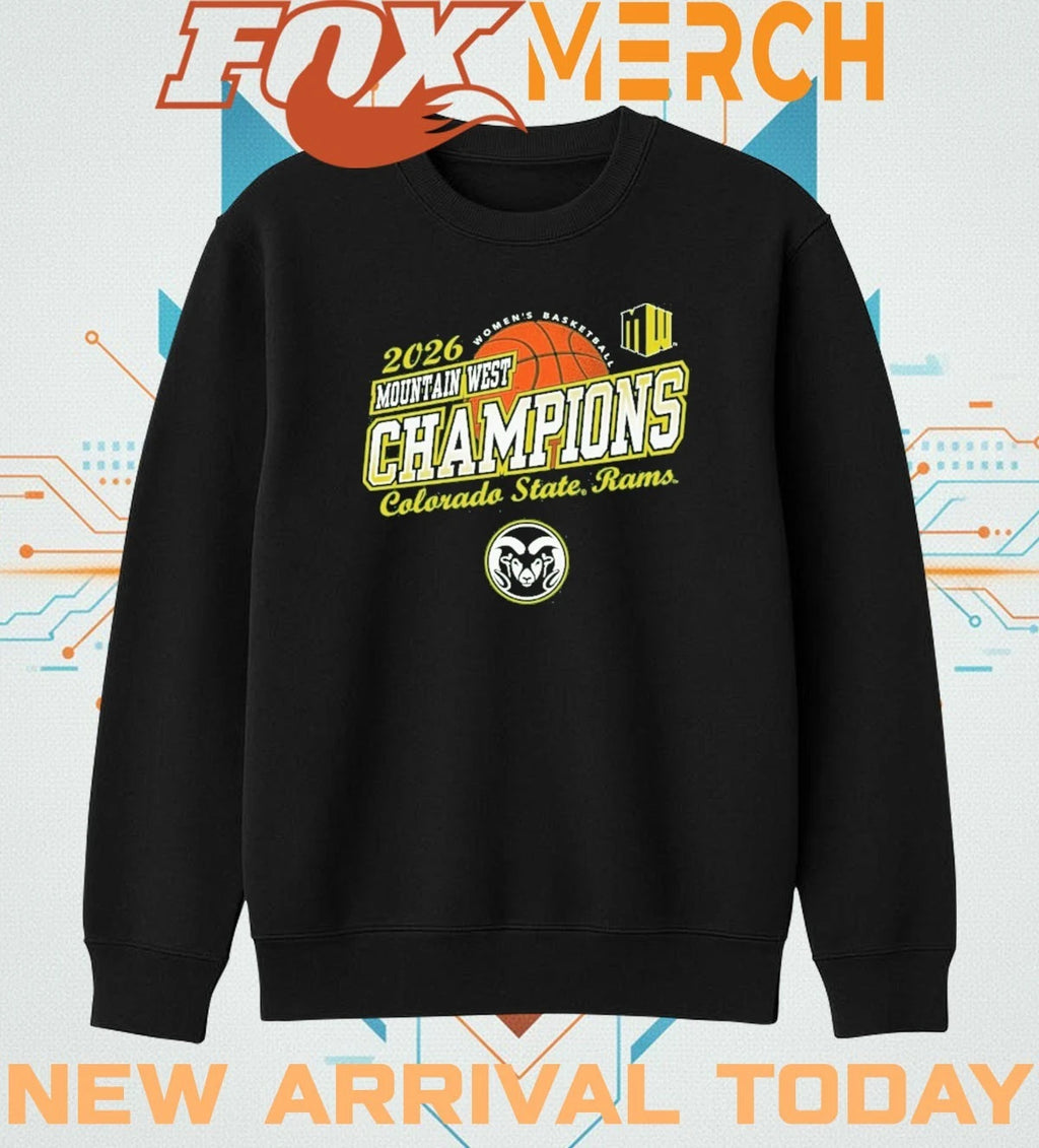 Colorado State Rams Women’s Basketball 2026 Mountain West Tournament Champions t-shirt