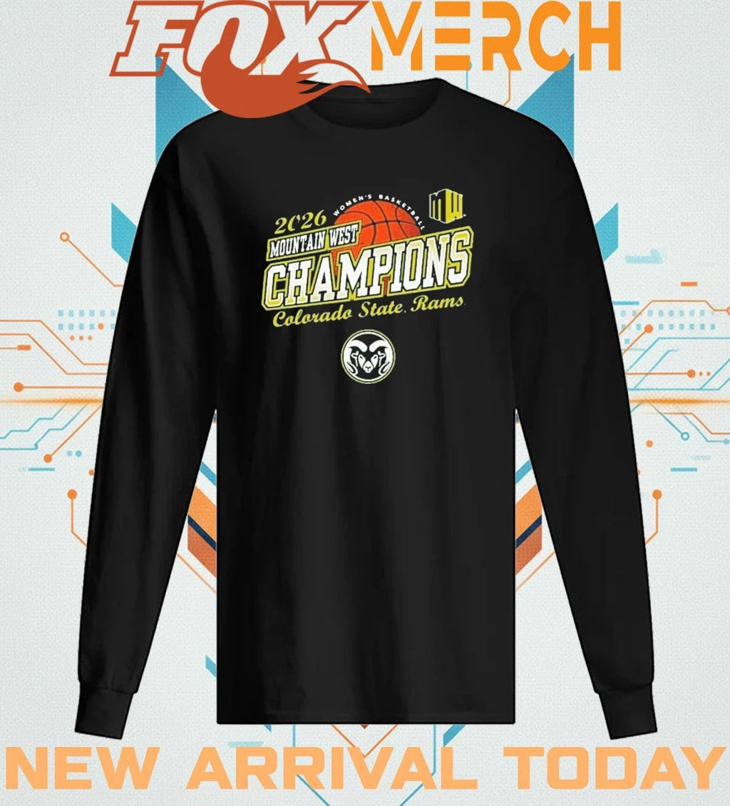 Colorado State Rams Women’s Basketball Champions 2026 Mountain West Tournament t-shirt