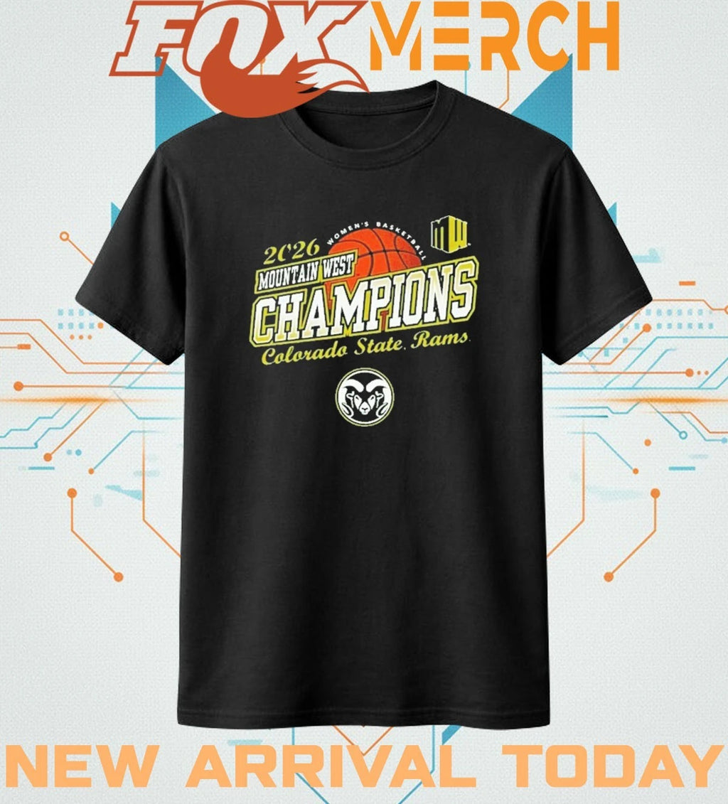 Colorado State Rams Women’s Basketball Champions 2026 Mountain West Tournament t-shirt