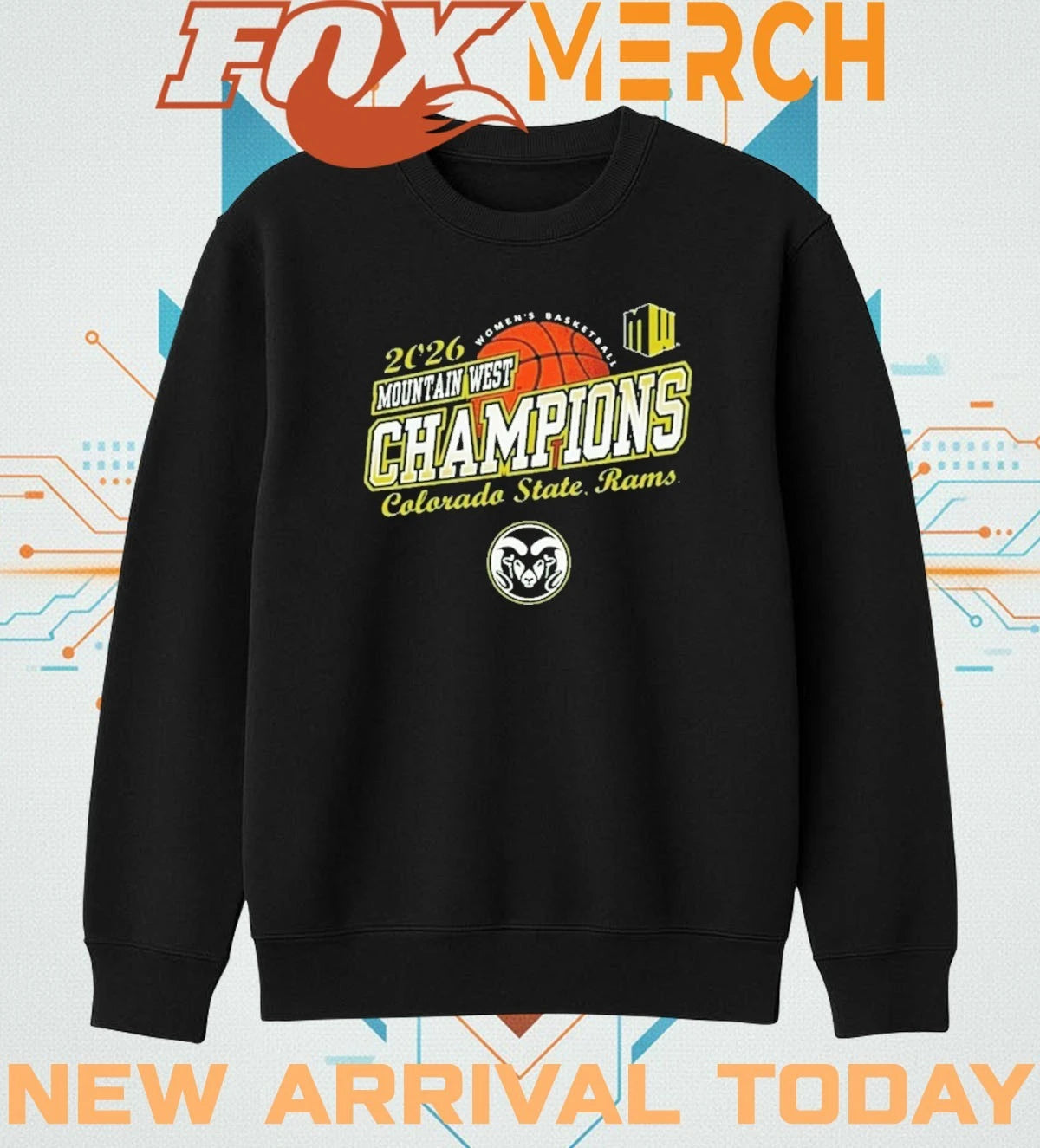Colorado State Rams Women’s Basketball Champions 2026 Mountain West Tournament t-shirt