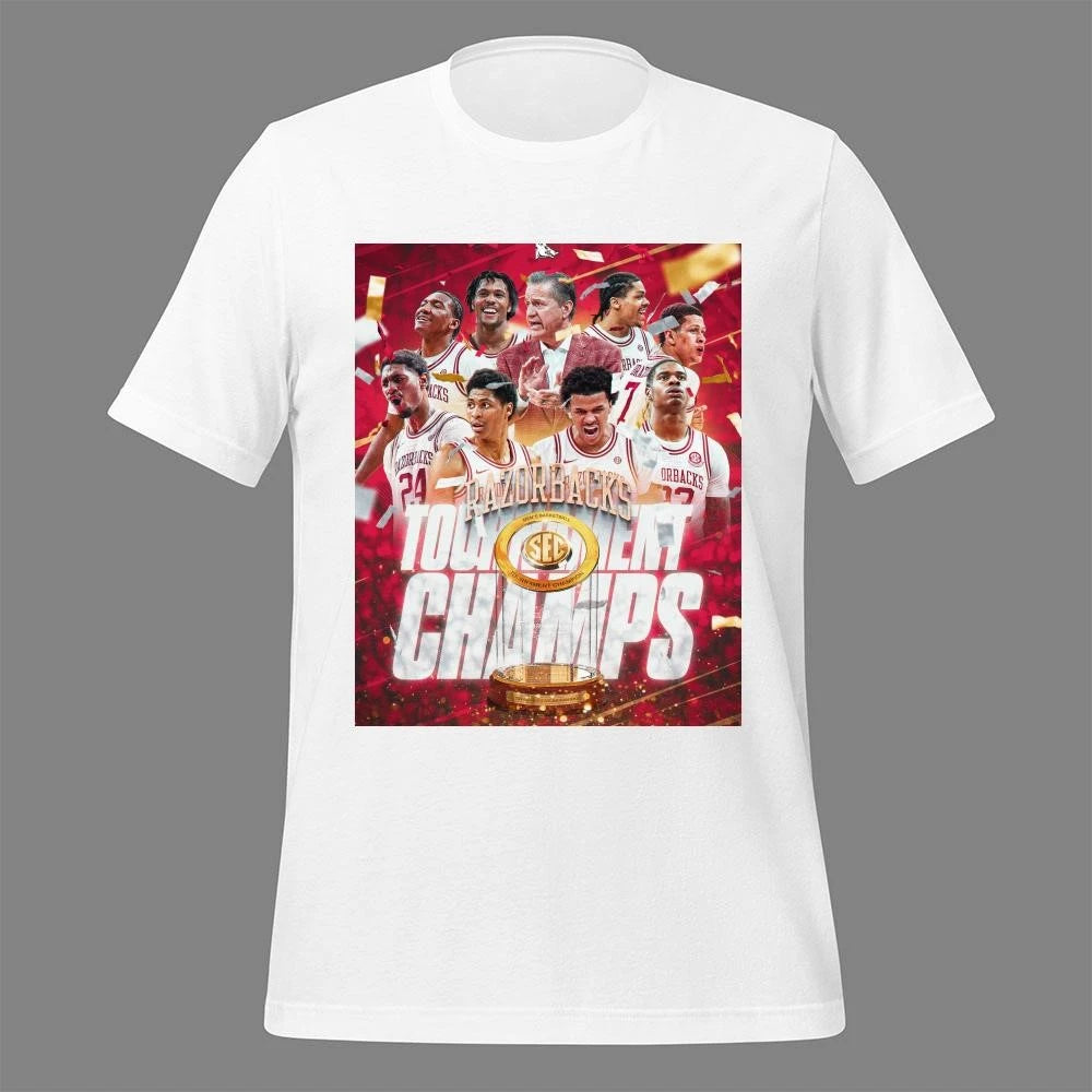 Congrats Arkansas Razorbacks Champions Men’s Basketball SEC Tournament 2026 Shirt
