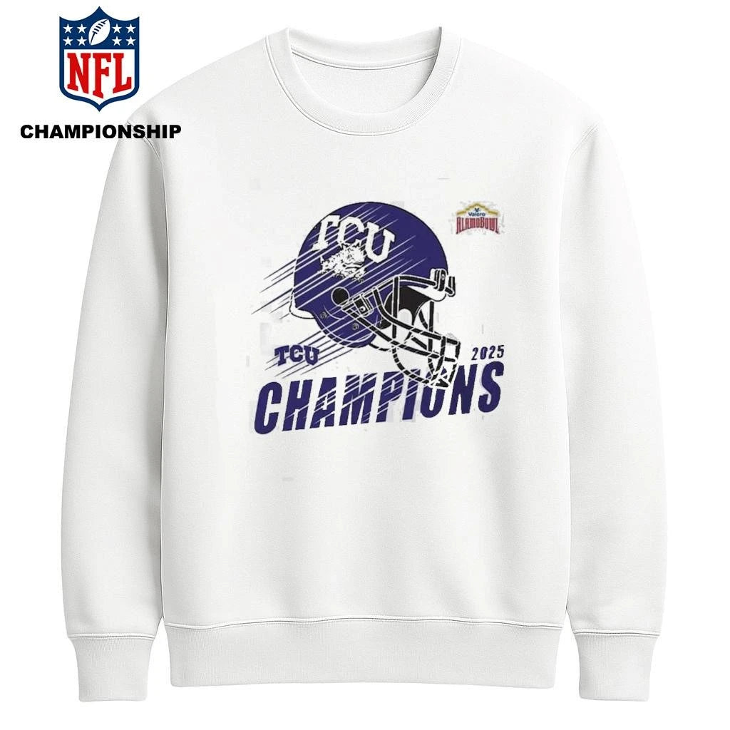 Congrats TCU Horned Frogs Football Claim Champions 2025 Valero Alamo Bowl Shirt