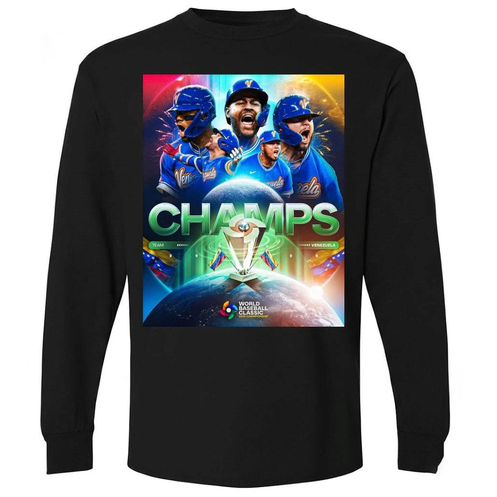 Congrats Venezuela Baseball Champions World Baseball Classic 2026 First Time In History shirt