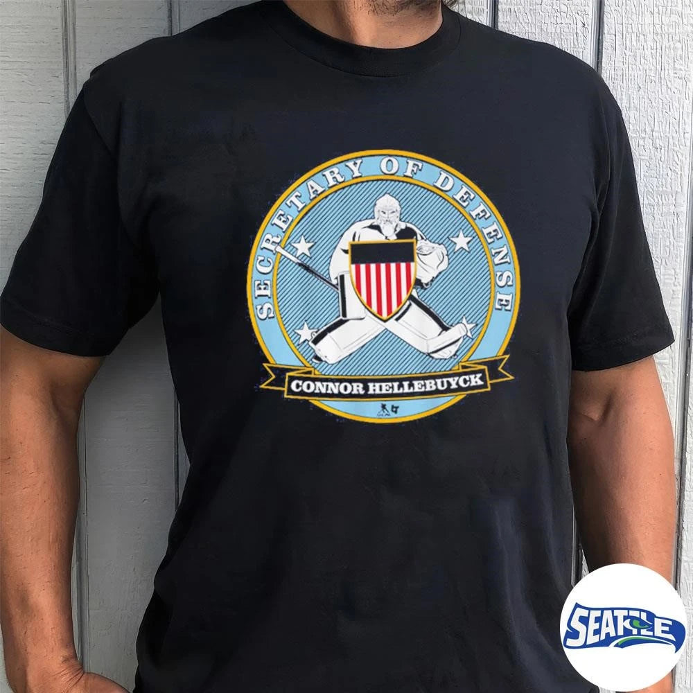 Connor Hellebuyck Secretary of Defense Winnipeg Jets shirt