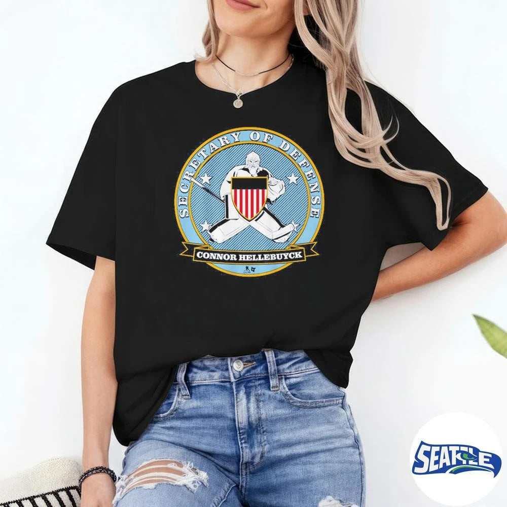 Connor Hellebuyck Secretary of Defense Winnipeg Jets shirt