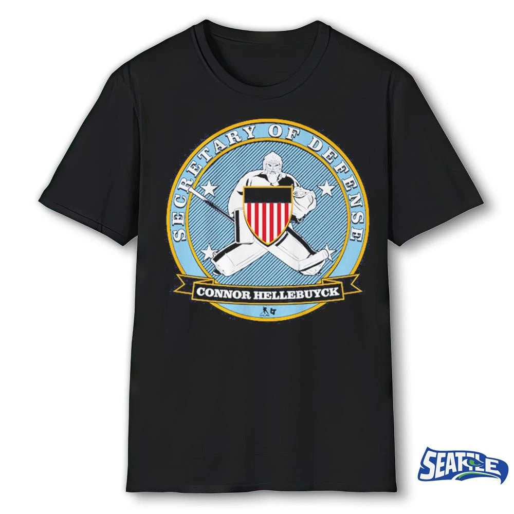 Connor Hellebuyck Secretary of Defense Winnipeg Jets shirt