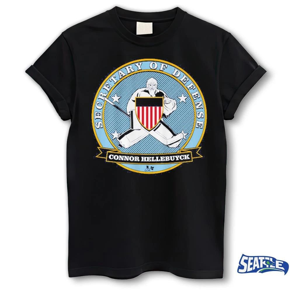 Connor Hellebuyck Secretary of Defense Winnipeg Jets shirt