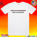 Cool & Mysterious Gay And Autistic T-shirt