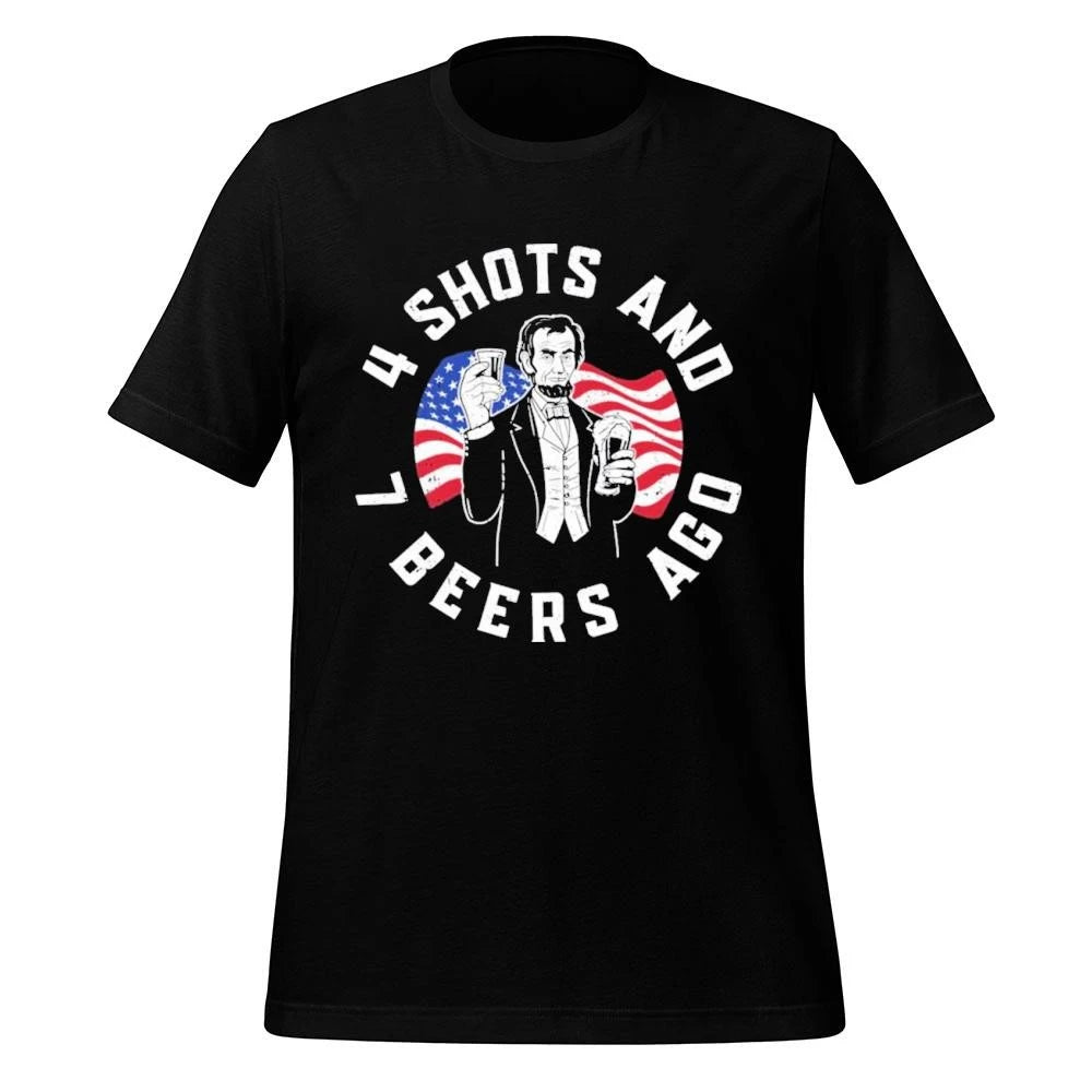 Crews Control 4 Shots And 7 Beers Ago Shirt