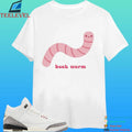 Cute Pink Book Worm Funny Shirt
