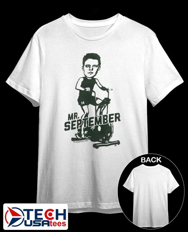 Mr September Joel Eriksson Ek Minnesota Wild caricature shirt
