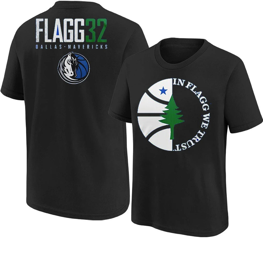 Dallas Mavericks Flagg 32 In Flagg We Trust 2026 T-Shirt