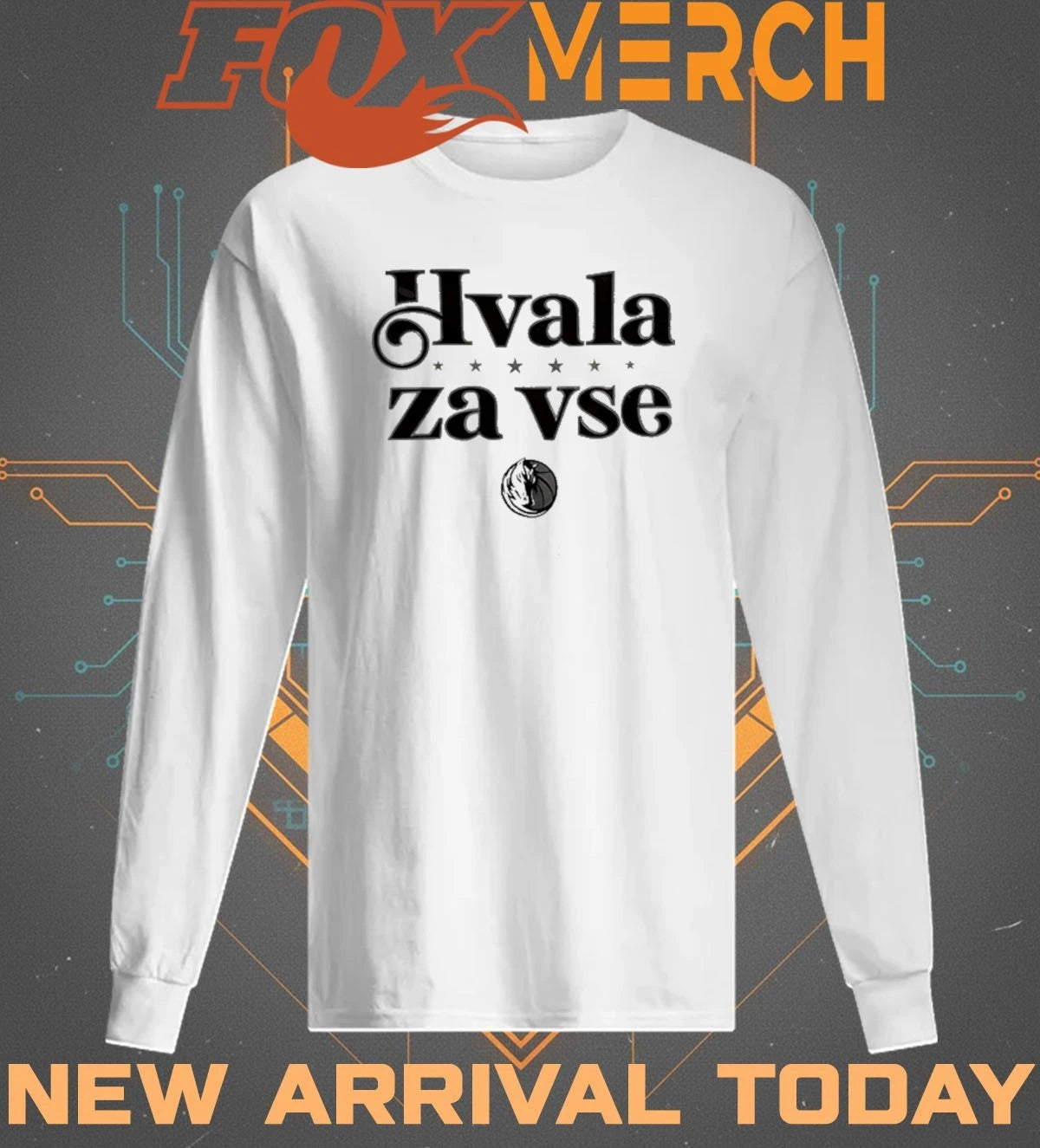 Dallas Mavericks hvala za vse logo t-shirt
