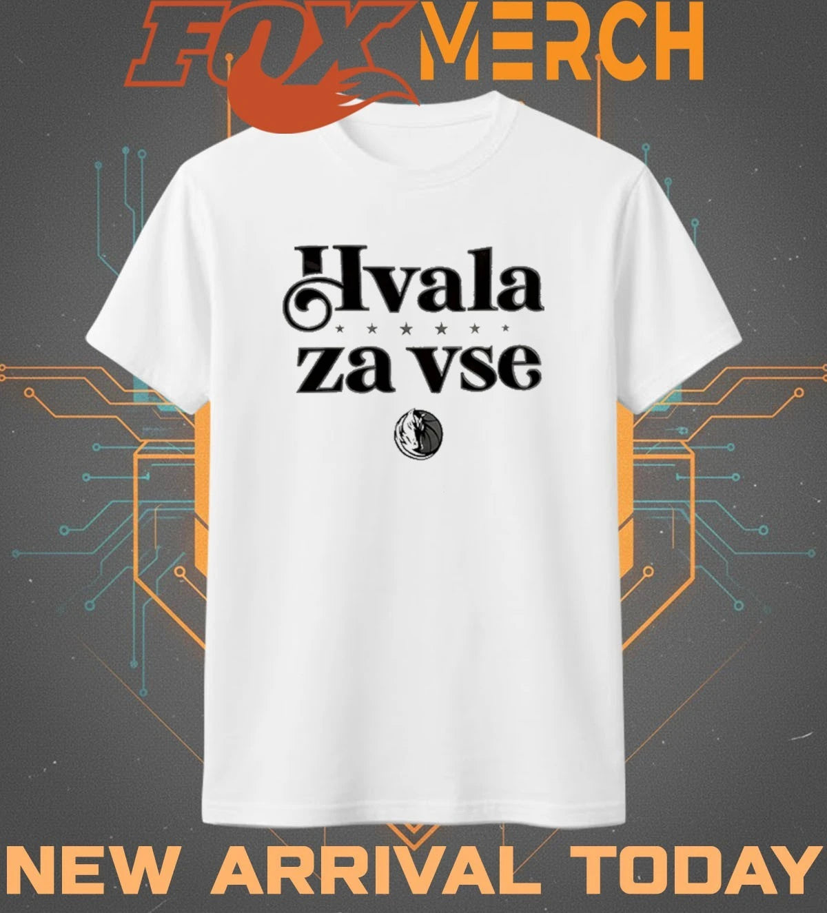 Dallas Mavericks hvala za vse logo t-shirt