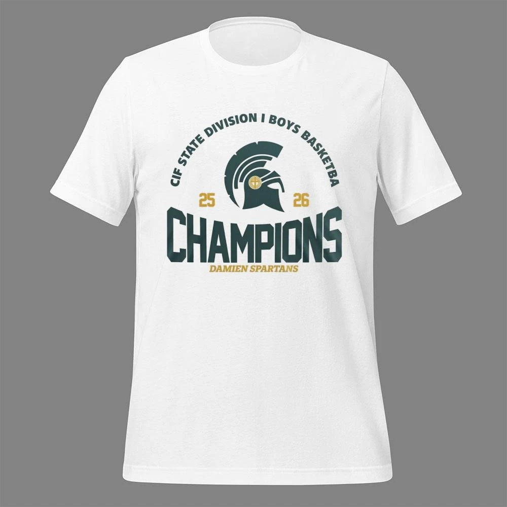 Damien Spartans CIF State Division I Boys 2026 Champions Shirt