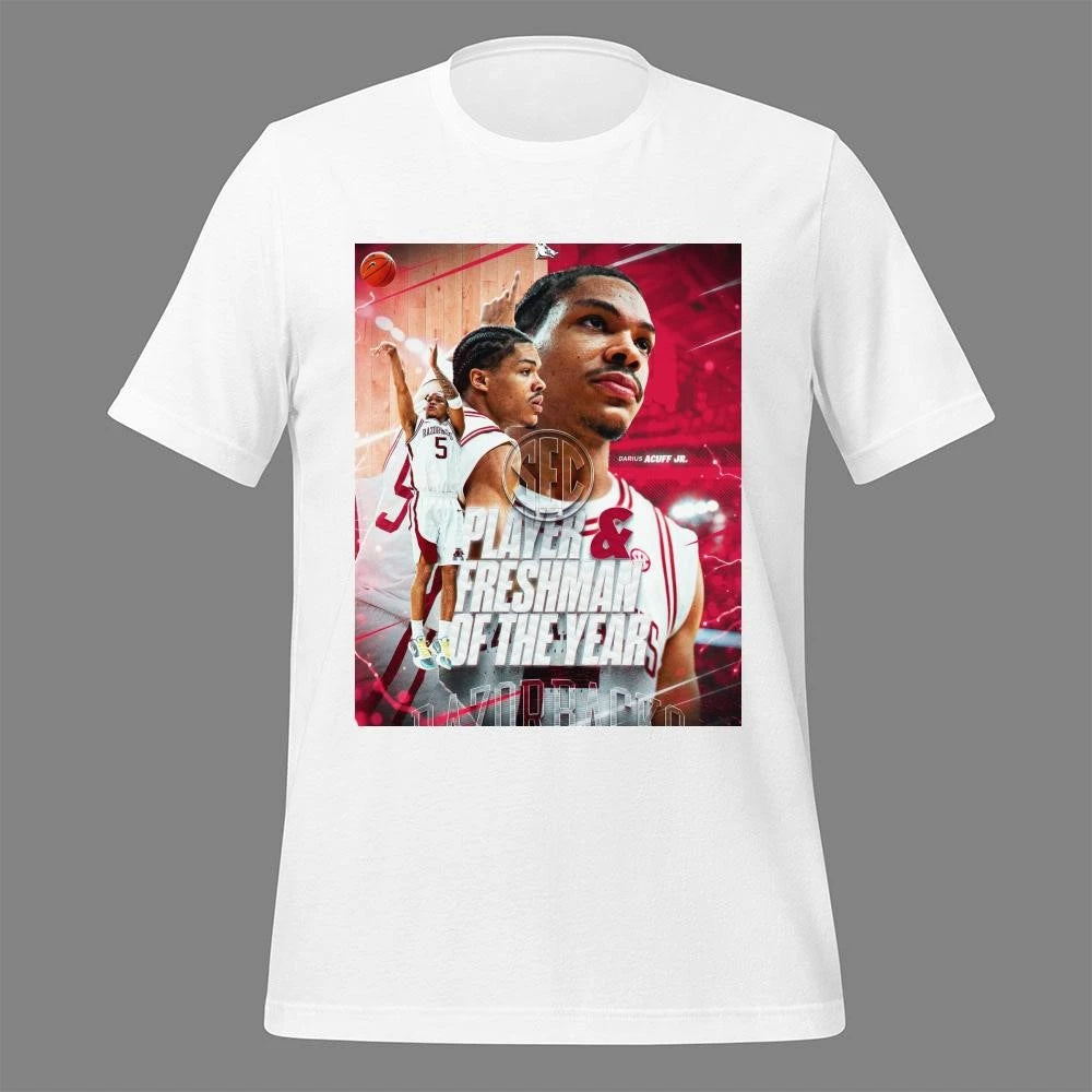 Darius Acuff Jr Has Been Named SEC Player And Freshman Of The Year 2026 Classic Shirt