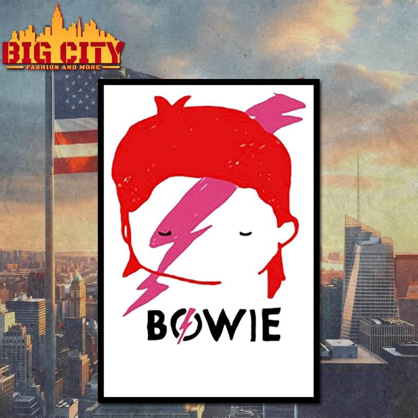 david bowie aladdin sane lightning bolt sketch shirt