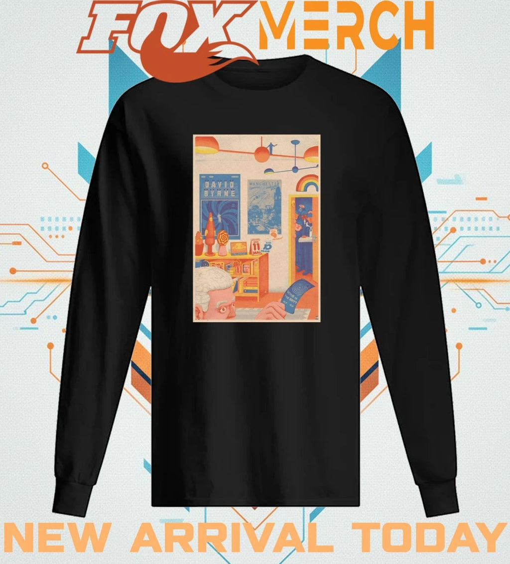 David Byrne 3 10-3 11 2026 Manchester Uk poster t-shirt