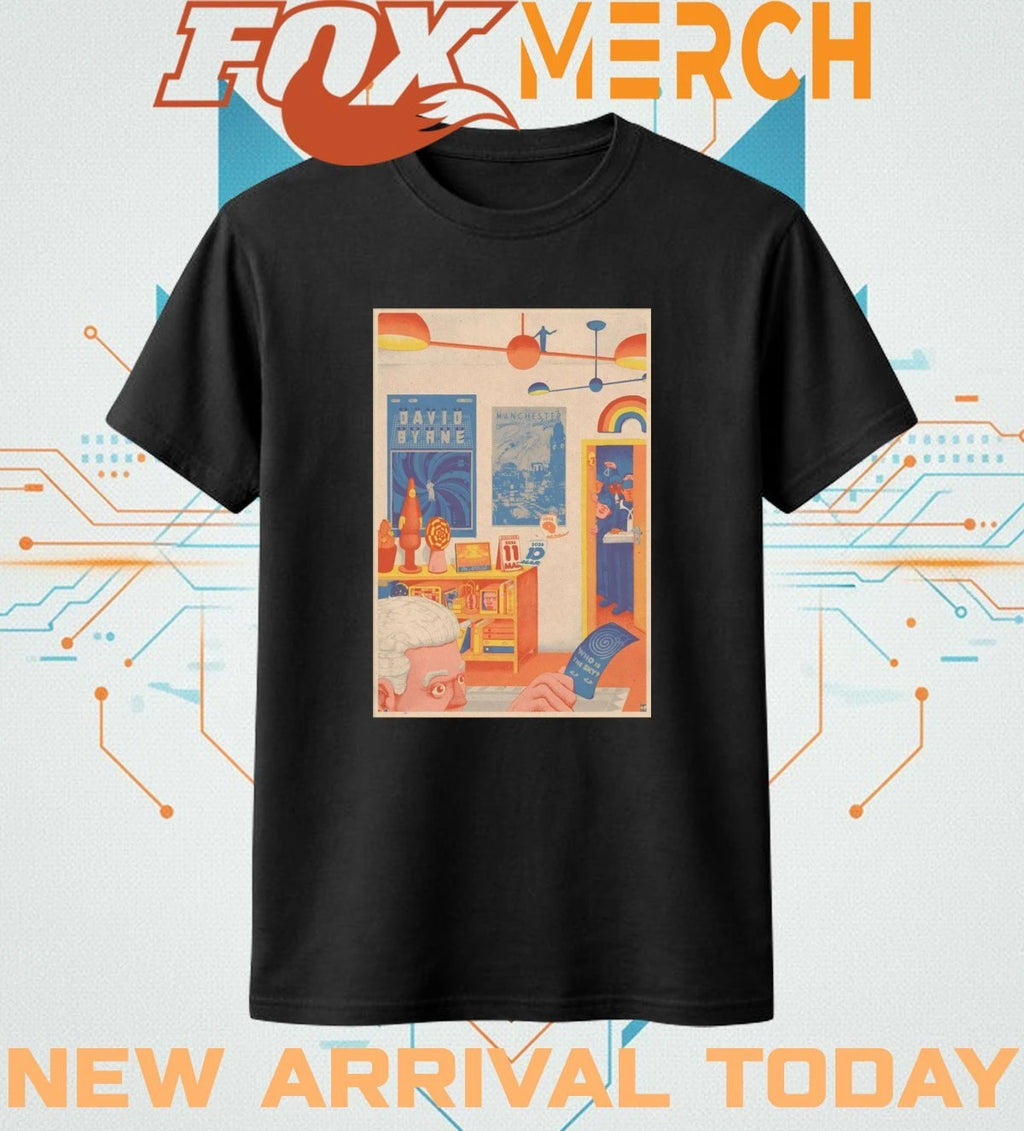 David Byrne 3 10-3 11 2026 Manchester Uk poster t-shirt