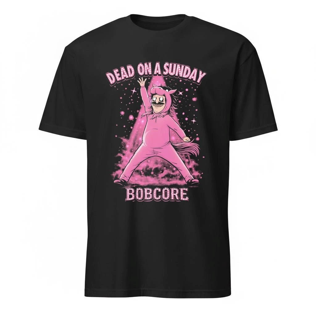 Dead On A Sunday Bobcore Pink Pony Club Shirt