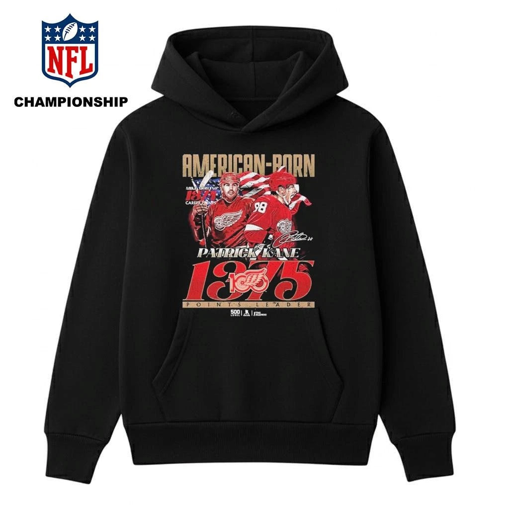 Detroit Red Wings 500 Level Kane American Born 1375 Shirt