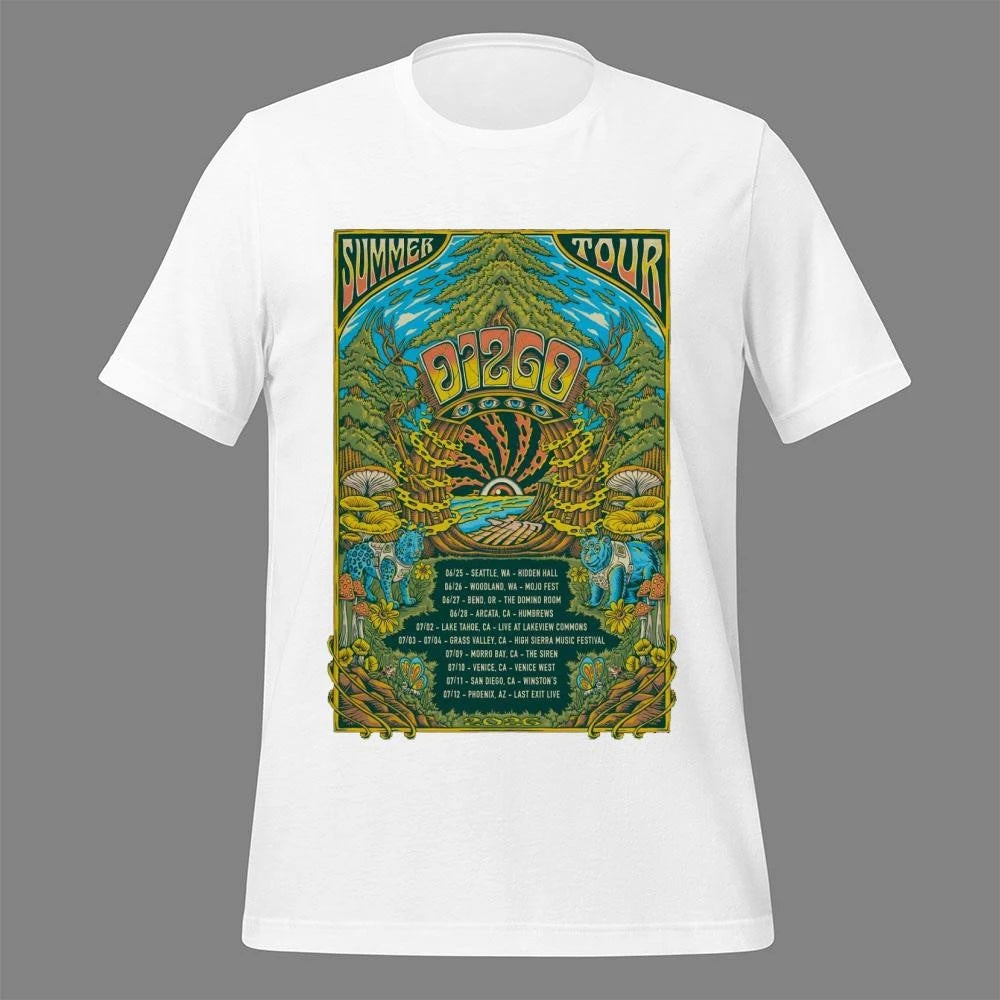 DIZGO Summer Tour 26 Poster Shirt