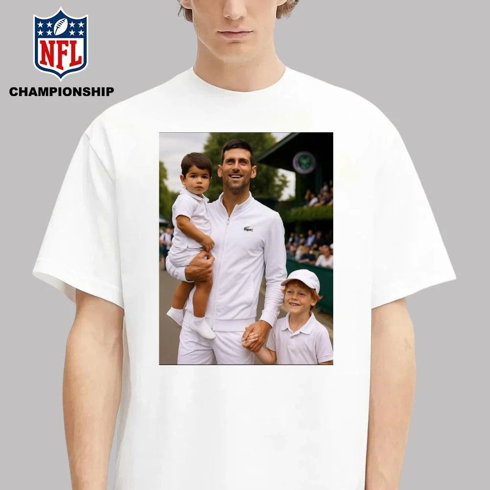 Djokovic Alcaraz And Jannik Kid Australian Open Fan Poster Shirt