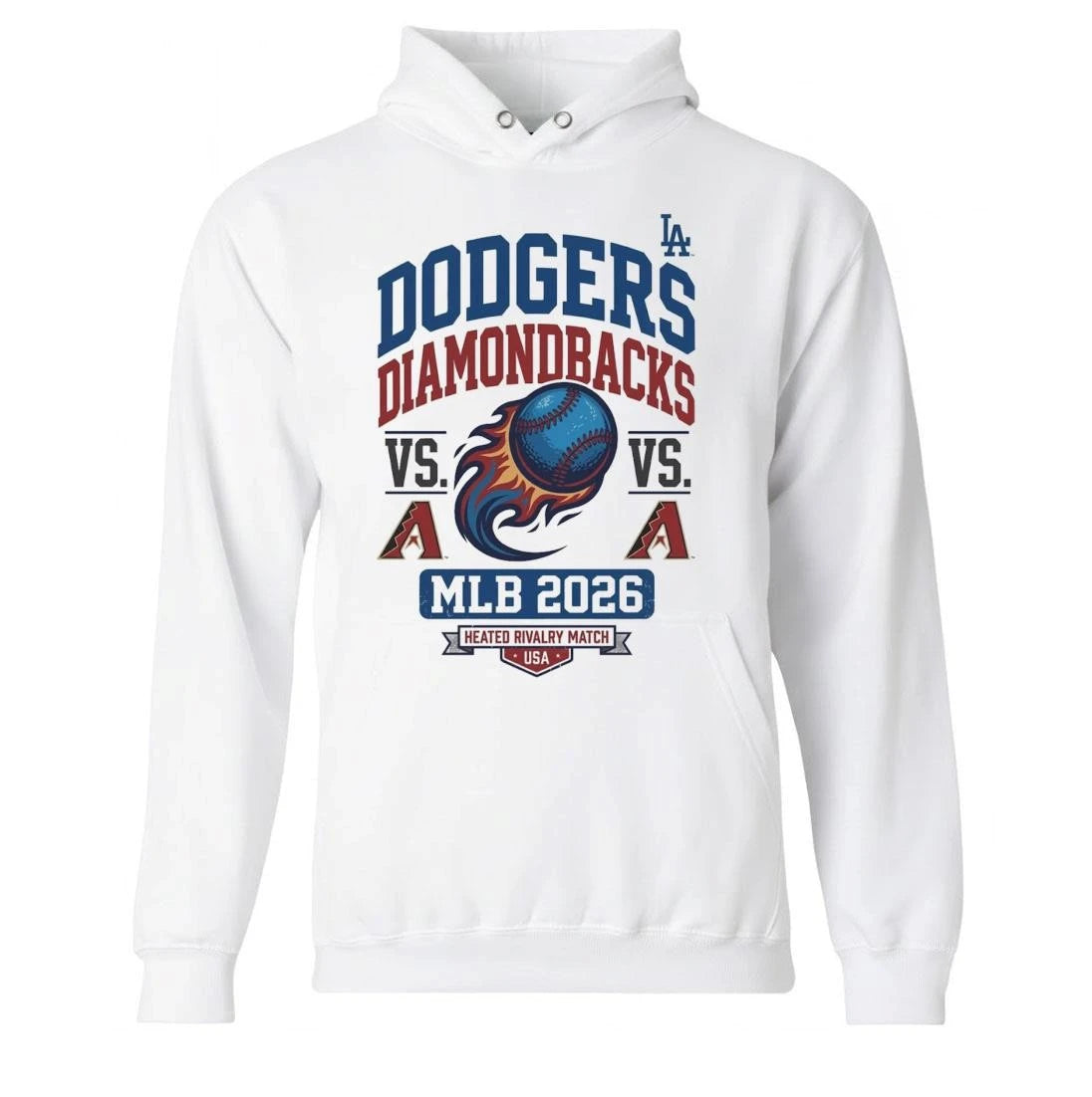 Dodgers vs. Diamondbacks MLB Schedule 2026 Shirt