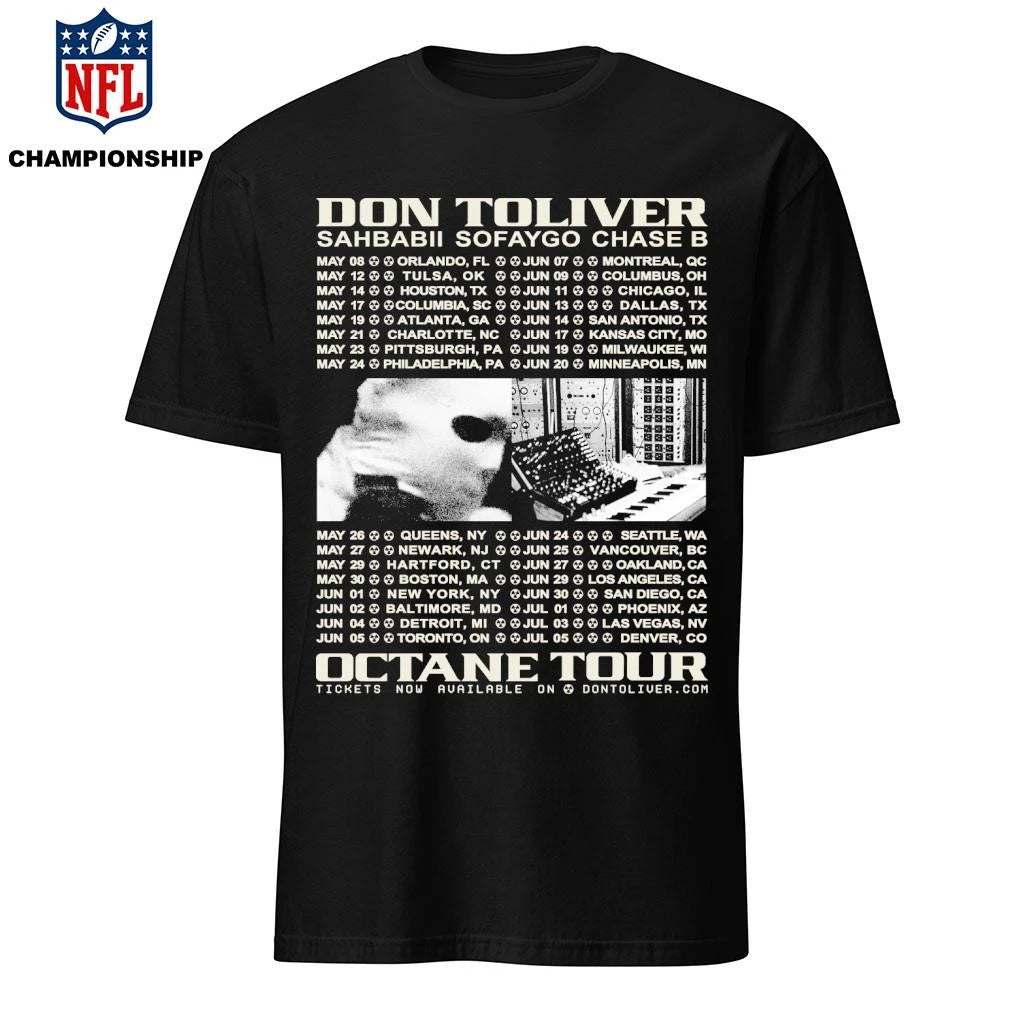 Don Toliver The Octane Tour 2026 Venue Tour Dates Shirt