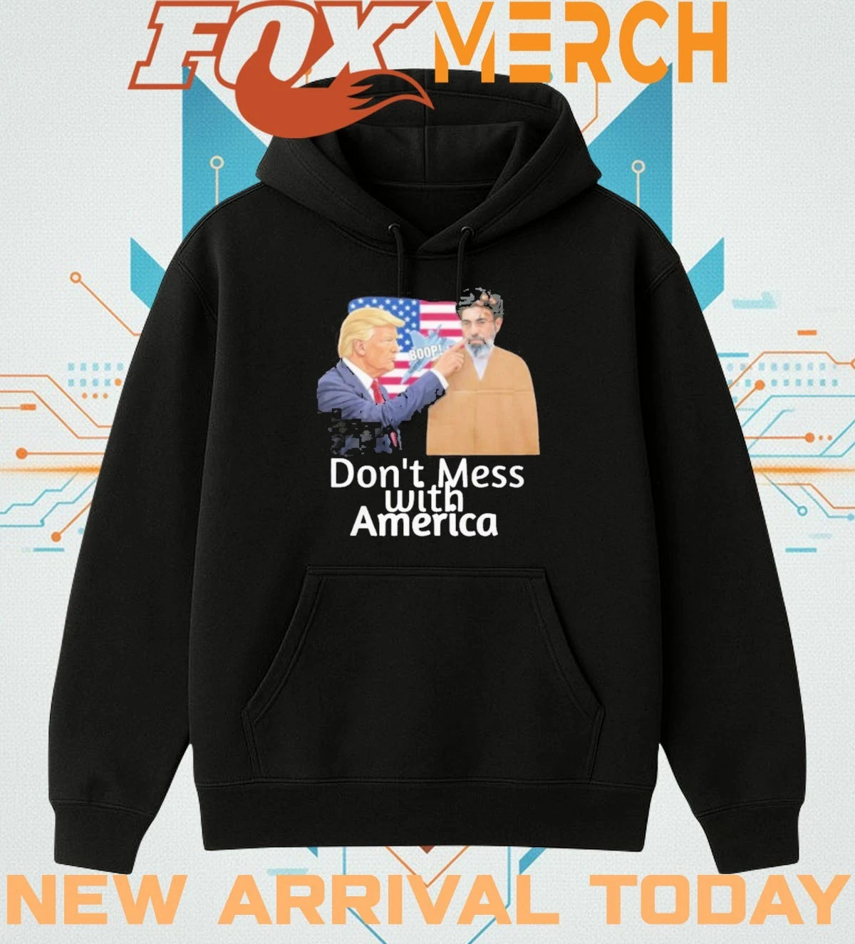 Donald Trump the cardboard ayatollah don’t mess with America t-shirt
