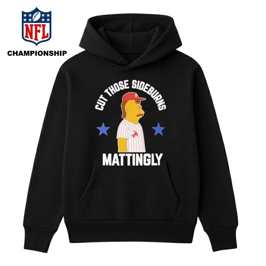 Donnie Sideburns Cut Those Sideburns Mattingly Shirt