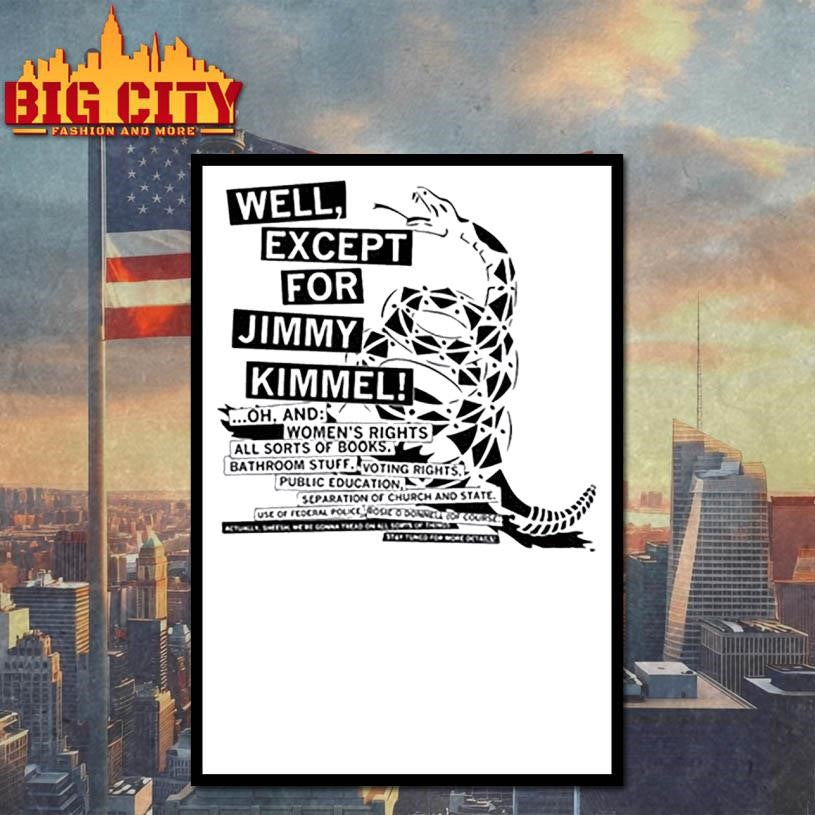 don’t tread on me except for jimmy kimmel shirt