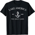Lake America Est 2026 Vintage Lake America Unisex T-shirt, Sweatshirt, Hoodie (1)
