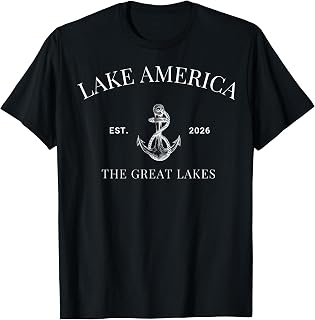Lake America Est 2026 Vintage Lake America Unisex T-shirt, Sweatshirt, Hoodie (1)
