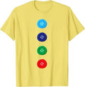 Four Groovy Buttons Blue Cat Halloween Costume Unisex T-shirt, Sweatshirt, Hoodie (1)