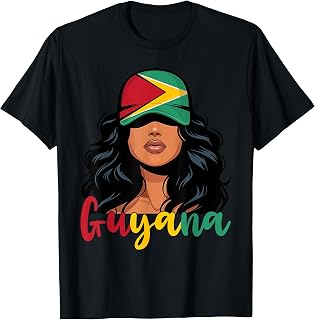 Guyanese Girl Guyana Flag Proud Guyanese Unisex T-shirt, Sweatshirt, Hoodie (1)