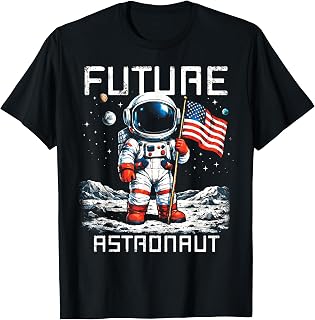 Future Astronaut Moon Astronomy Outer Space Usa Flag Unisex T-shirt, Sweatshirt, Hoodie (1)
