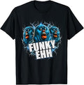 Funky Ehh Weird Glossy Blue Blob Brainrot Meme Unisex T-shirt, Sweatshirt, Hoodie (1)