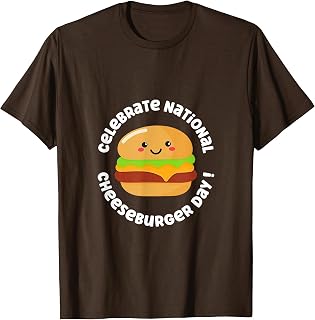 Celebrate National Cheeseburger Day Unisex T-shirt, Sweatshirt, Hoodie (1)