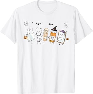 Halloween Nurse Ghost Medical Team Nursing Life Doodles (1)