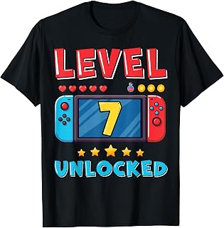 Year Old Bday Decorations Son Gamer Boy 7yr 7th Birthday (1)