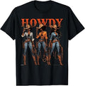 Howdy Black Cowgirls African American Western Rodeo Unisex T-shirt, Sweatshirt, Hoodie (1)