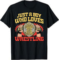 Boy Loves Wrestling Wrestler Unisex T-shirt, Sweatshirt, Hoodie (1)