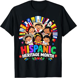 Hispanic Heritage Month Latino Countries Flags Boy Girl (1)