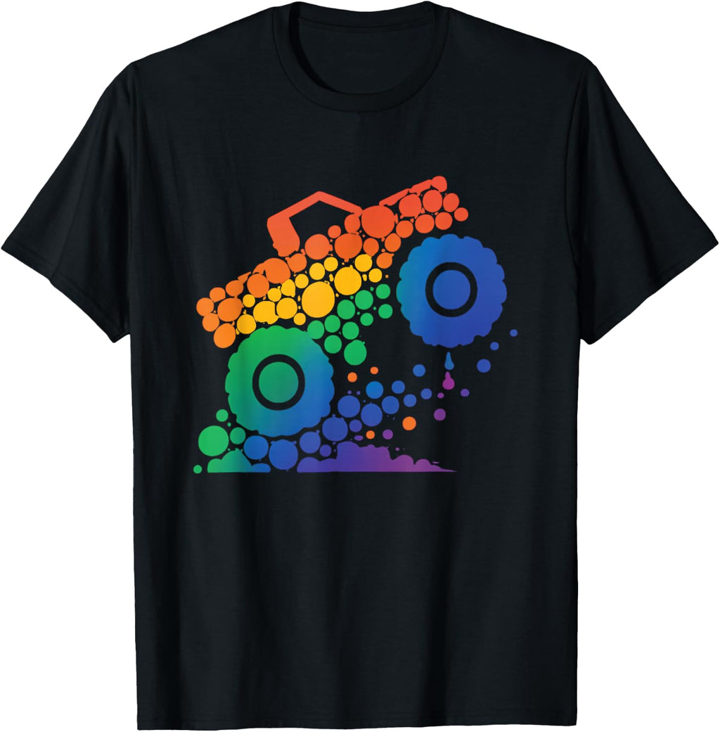 Polka Dot Monster Truck Dot Day Toddler Unisex T-shirt, Sweatshirt, Hoodie (1)