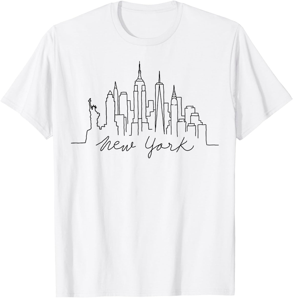 York City Skyline Statue Liberty Ny Nyc Usa Vintage Unisex T-shirt, Sweatshirt, Hoodie (1)
