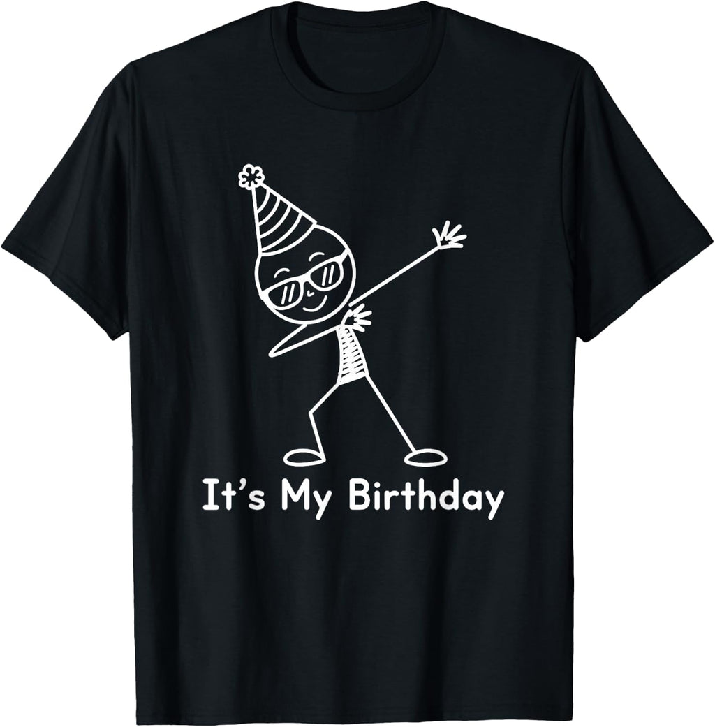 It'S Birthday Party Smile Face Birthday Unisex T-shirt, Sweatshirt, Hoodie (1)