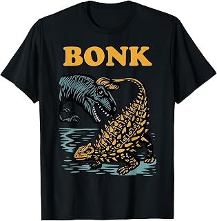 Bonk Dinosaur Prehistoric Humor Unisex T-shirt, Sweatshirt, Hoodie (1)